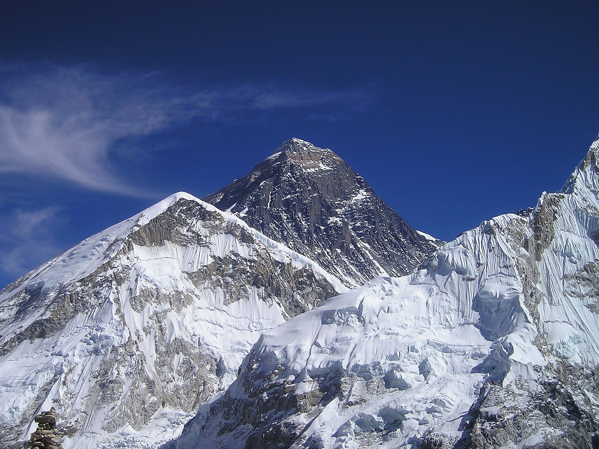 Example of sublimation on Mt. Everest.