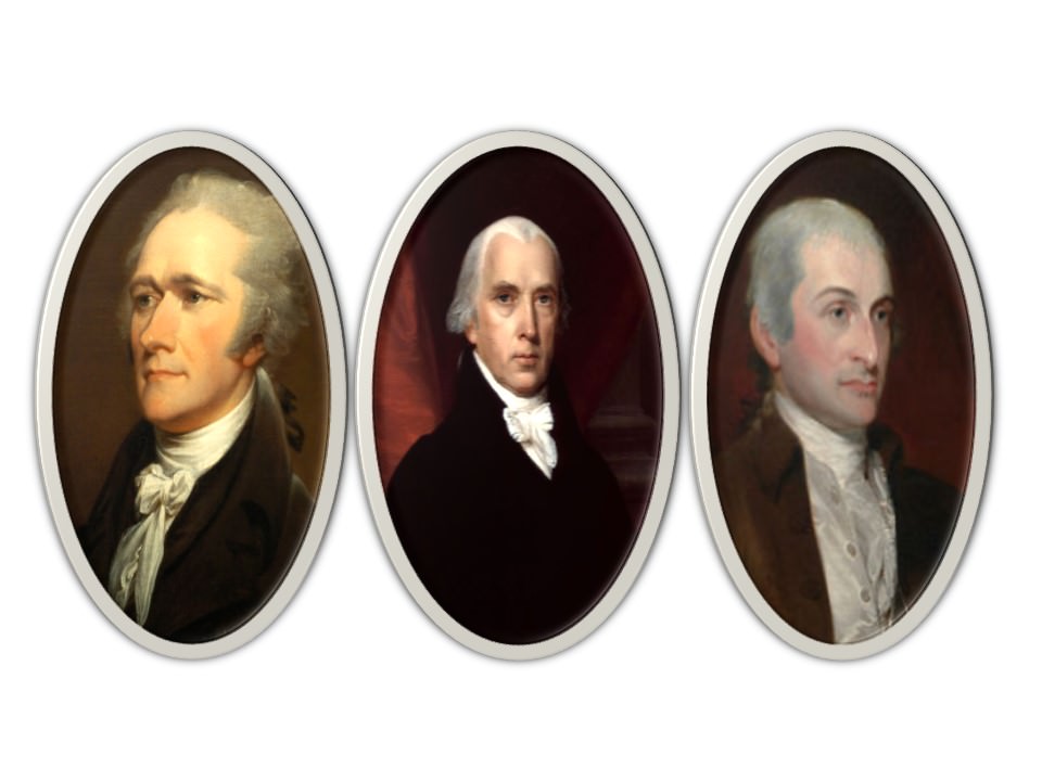Authors of the Federalist Papers Illustaration