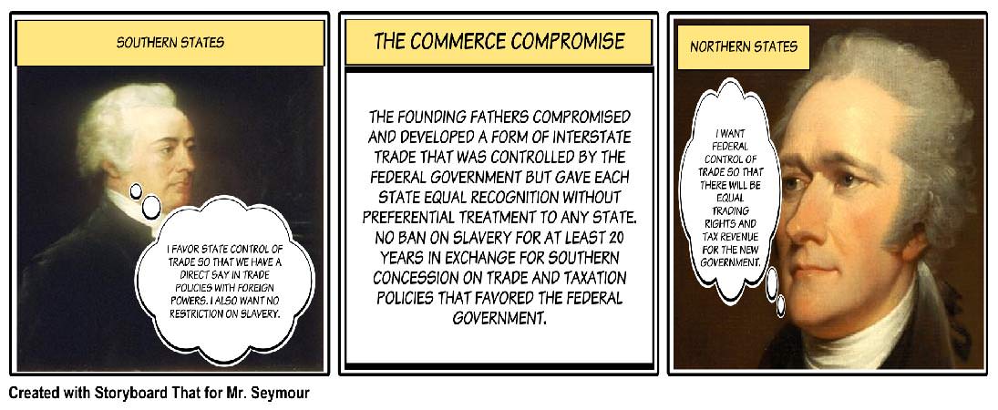 Debate over the Commerce Compromise