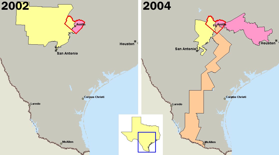 Redistritación de distritos en el condado de Travis, Texas