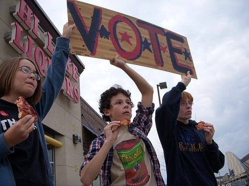 Students in Minneapolis, Minnesota Get Out The Vote