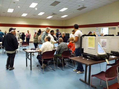 Votación anticipada en Rockville, Maryland