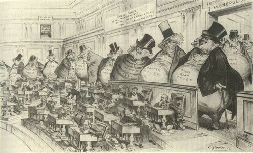Ilustración de la Ley de la Oligarquía