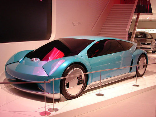 A Toyota concept car.